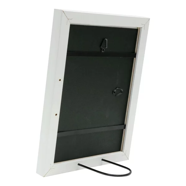 Cadre en bois Bernard 10x15 cm | blanc | verre standard (2 mm)