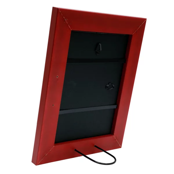 Cadre en bois Leie 20x28 cm | rouge | verre standard (2 mm)