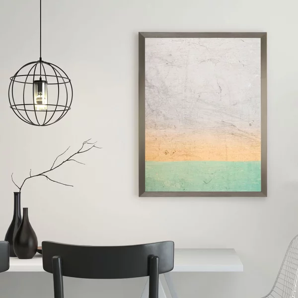 Cadre pour toile sur châssis 30x40 cm | argent | cadre vide (sans verre ni panneau arrière)