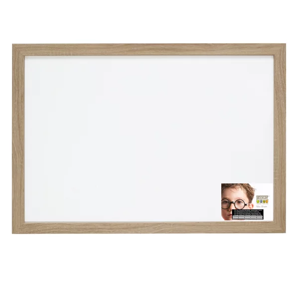 Tableau magnétique Rupel avec cadre en bois 40x60 cm | naturel