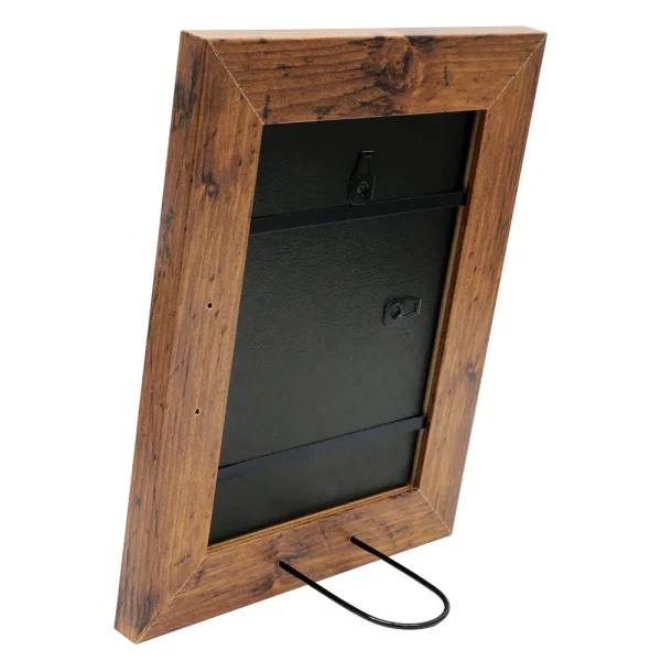Cadre en bois Nathan 30x45 cm | marron veiné | verre standard (2 mm)
