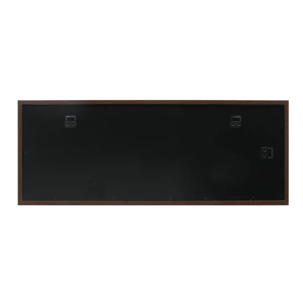 Cadre multi photos en bois Anna pour 6 photos avec passe-partout double 4x10x15 cm | brun | verre standard (2 mm)