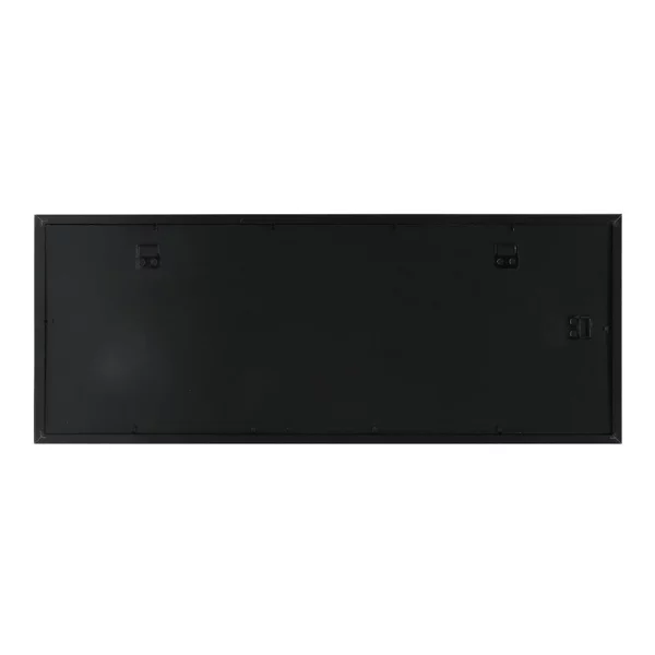 Cadre multi photos en bois Anna pour 6 photos avec passe-partout double 4x10x15 cm | noir | verre standard (2 mm)