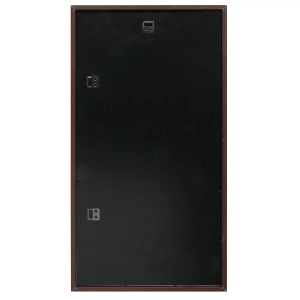 Cadre multi photos en bois Anna pour 6 photos avec passe-partout double 6x10x15 cm | brun | verre standard (2 mm)