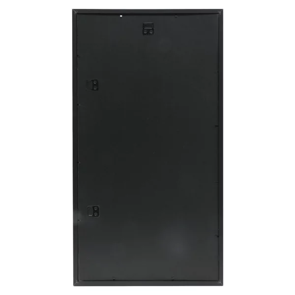 Cadre multi photos en bois Anna pour 6 photos avec passe-partout double 6x10x15 cm | noir | verre standard (2 mm)