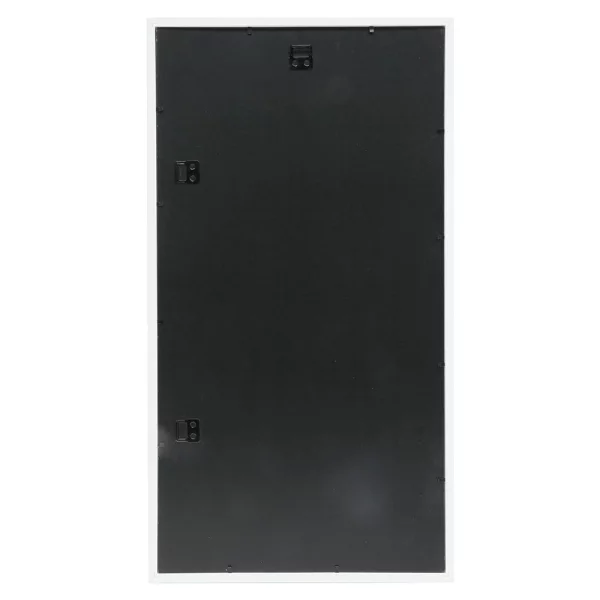 Cadre multi photos en bois Anna pour 6 photos avec passe-partout double 6x10x15 cm | blanc | verre standard (2 mm)