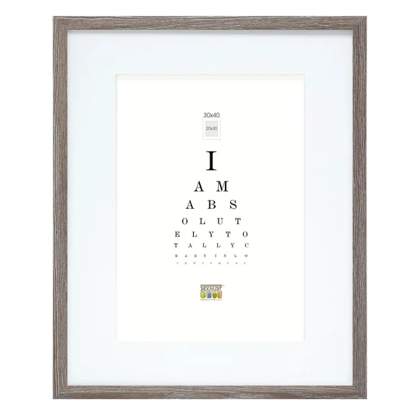 Cadre en bois Juliette avec passe-partout 10x15 cm (7x10 cm) | chêne | verre standard (2 mm)
