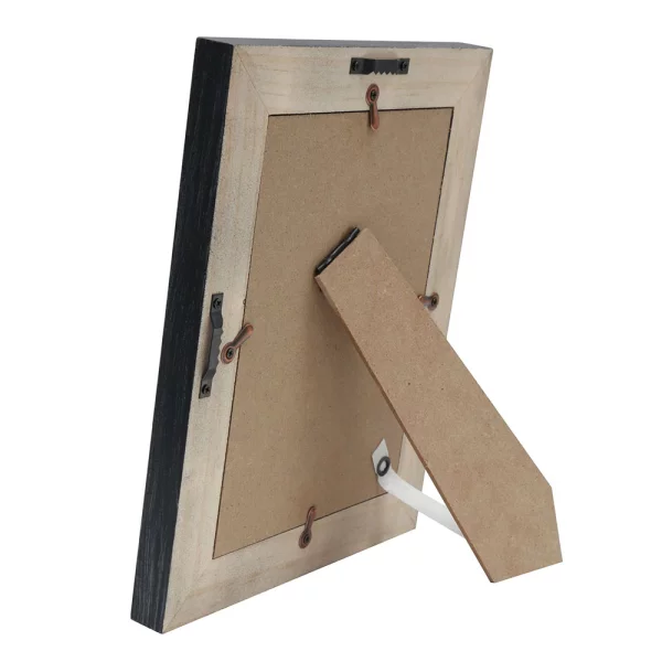 Cadre en bois Alba 15x20 cm | noir | verre standard (2 mm)