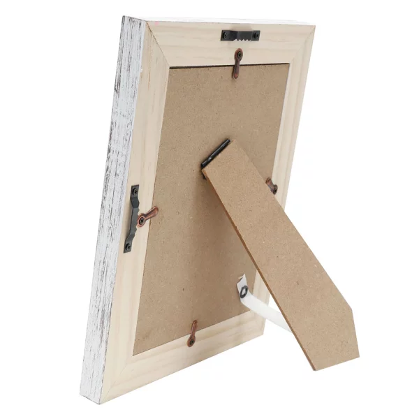 Cadre en bois Alba 10x15 cm | blanc | verre standard (2 mm)
