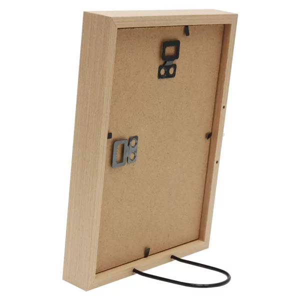 Cadre en bois (MDF) Elias 10x15 cm | naturel | verre standard (2 mm)