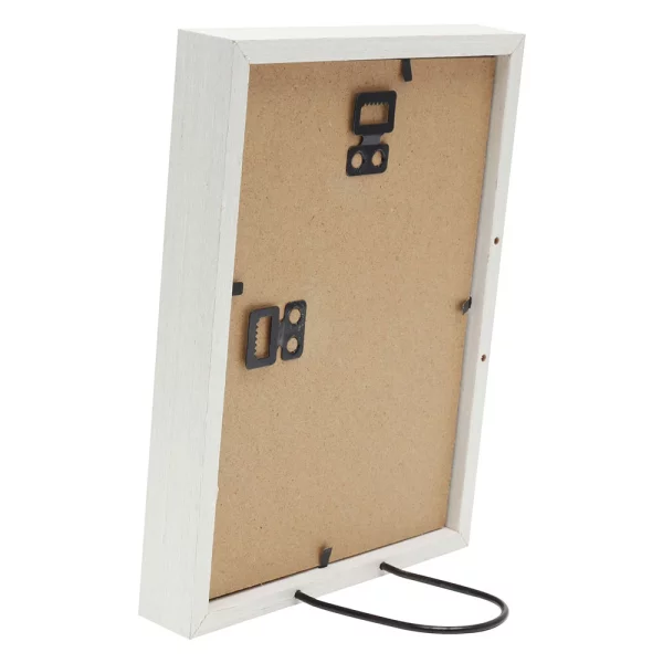 Cadre en bois (MDF) Elias 10x15 cm | blanc | verre standard (2 mm)