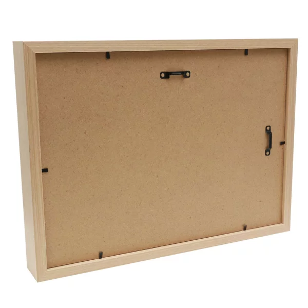 Cadre multi photos (MDF) Elise pour 3 photos 2x10x15 cm, 15x20 cm | naturel | verre standard (2 mm)