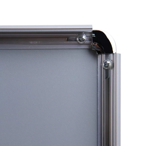 Cadre pour affiche, 20 mm 14,8x21 cm (A5) | coins ronds | verre synthétique mat (1 mm)