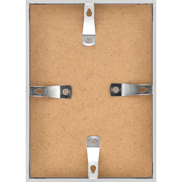 Cadre en aluminium Houston 9x13 cm | blanc mat | verre standard (2 mm)