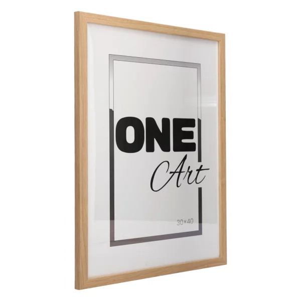 Holz-Bilderrahmen Anastasia 10x15 cm | Natur | Kunstglas (1 mm)