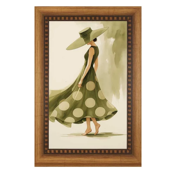 Kunststoff-Bilderrahmen Milena 50x70 cm | gold | Kunstglas (1 mm)