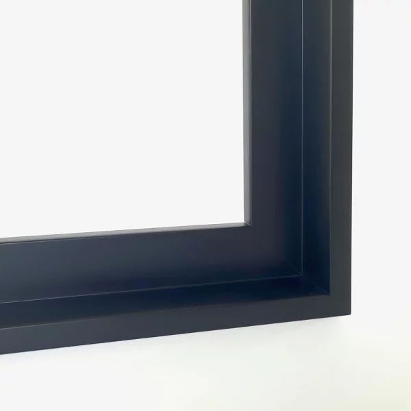 Caisse américaine Mila 20x30 cm | noir | cadre vide (sans verre ni panneau arrière)