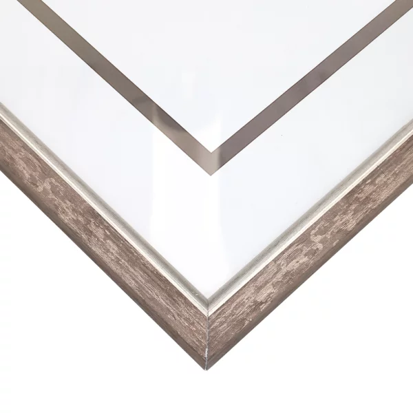 Holz-Bilderrahmen Cecilia 10x15 cm | Braun | Kunstglas (1 mm)