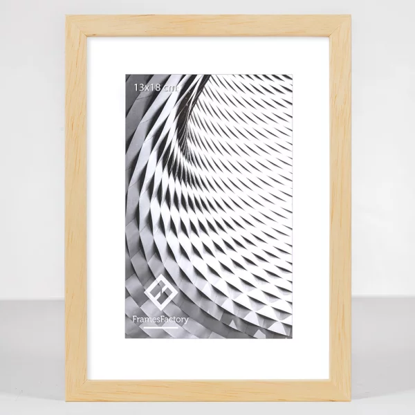 Cadre en bois Tisar 42x59,4 cm (A2) | naturel | verre synthétique (1 mm)