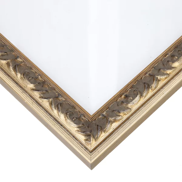 Holz Wandspiegel Shab nach Maß Silber | Spiegel (2 mm)