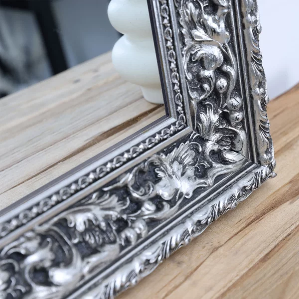 Wandspiegel Calinda - Exklusivrahmen 30x90 cm | Silber | Spiegel (2 mm)