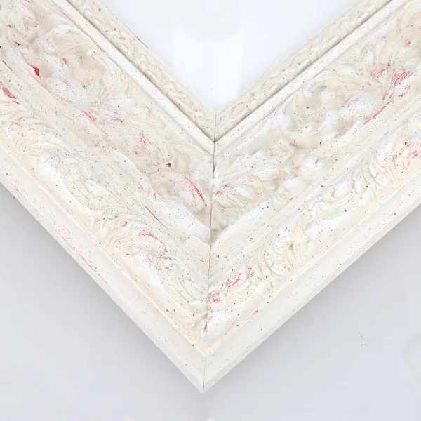 Wandspiegel Calinda - Exklusivrahmen 30x60 cm | Weiß | Spiegel (2 mm)