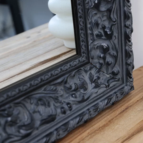 Wandspiegel Calinda nach Maß - Exklusivrahmen Schwarz | Spiegel (2 mm)