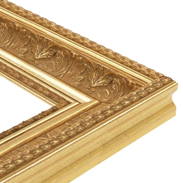 Holz Wandspiegel Lukanda nach Maß Gold | Spiegel (2 mm)