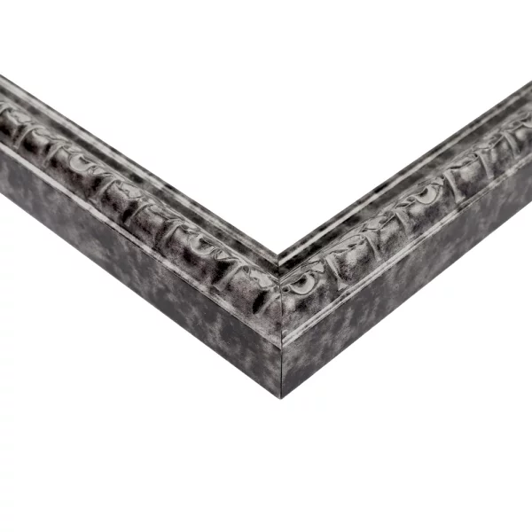 Wandspiegel Sioma aus Kunststoff 30x45 cm | Silber | Spiegel (2 mm)