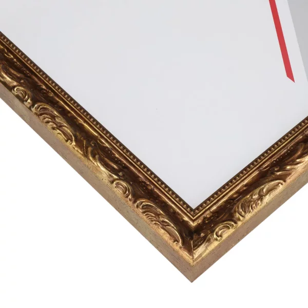 Holz-Bilderrahmen Maputo 15x15 cm | Gold | Normalglas (2 mm)
