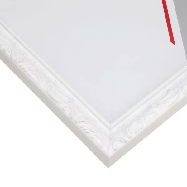 Holz-Bilderrahmen Maputo 15x15 cm | Weiß | Normalglas (2 mm)