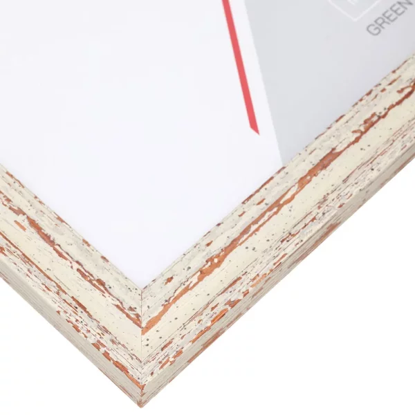 Cadre en bois Mandraka 10x15 cm | blanc | verre standard (2 mm)