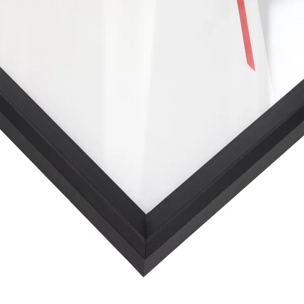 Holz Bilderrahmen Mencuna nach Maß Schwarz | Museumsglas UV 70 entspiegelt