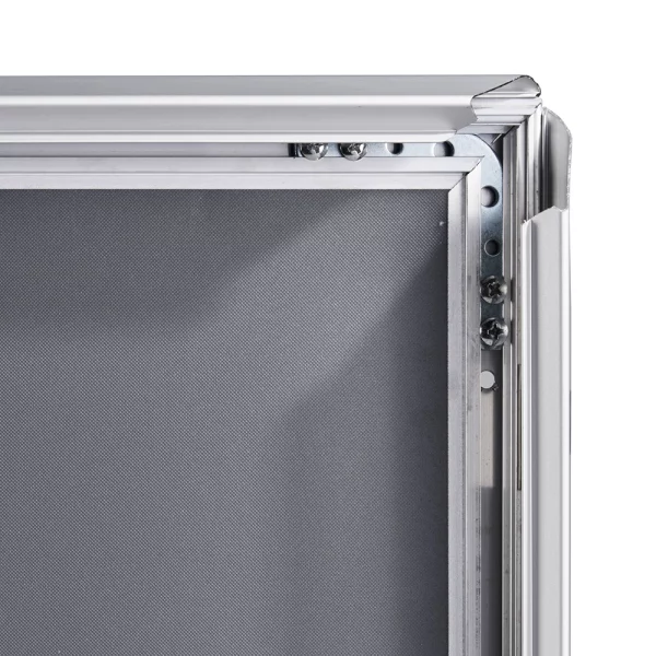 32 mm Klapprahmen 42x59,4 cm (A2) | silber | Kunstglas mattiert (1 mm)