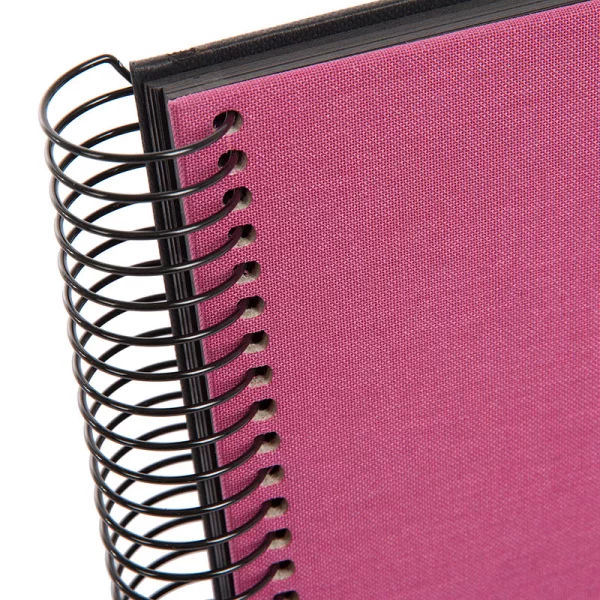 Spiralalbum Bella Vista - 40 schwarze Seiten zum Einkleben (20x20 cm) 20x20 cm (40 Seiten) | fuchsia
