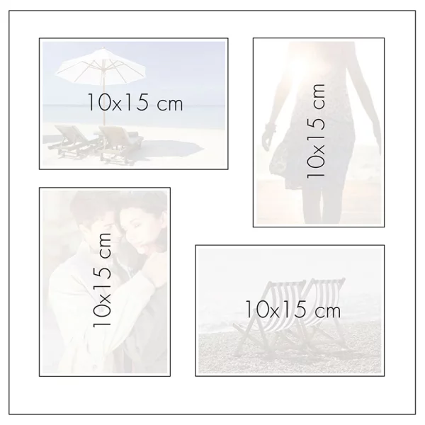 Fotoalbum Summertime Trend mit 100 weißen Seiten zum Einkleben, 35x36 cm 35x36 cm (100 Seiten) | gelb