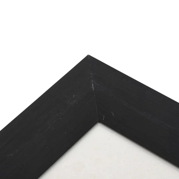 Alu Bilderrahmen Luzern mit Passepartout 30x30 cm (18x18 cm) | schwarz | Normalglas (2 mm)