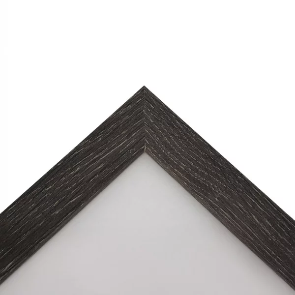 Holz Bilderrahmen Modern für mehrere Bilder 3x10x15 cm | dunkelgrau | Normalglas (2 mm)