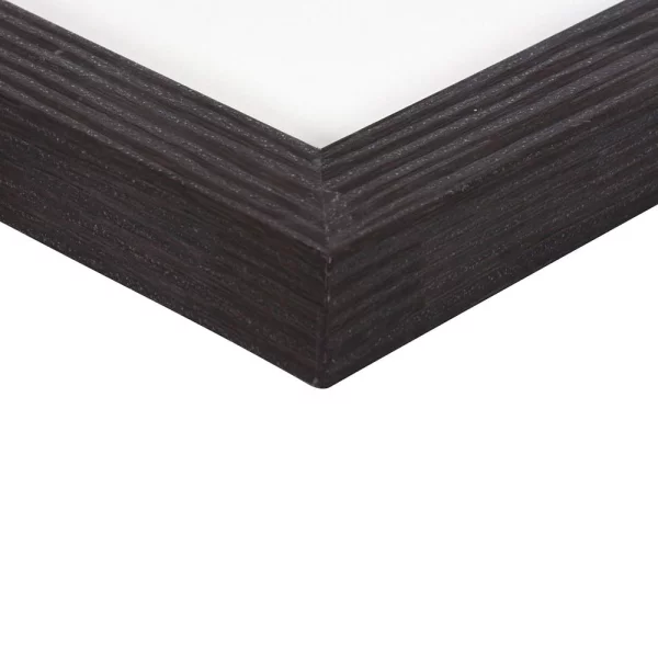 Holz-Galerierahmen Modern 3x13x18 cm | Dunkelbraun | Normalglas (2 mm)
