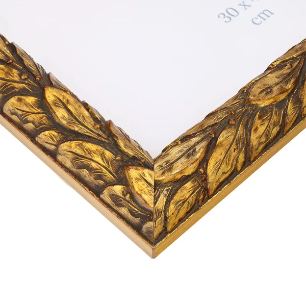 Barock Bilderrahmen Cadiz 30x45 | Gold | Normalglas (2 mm)