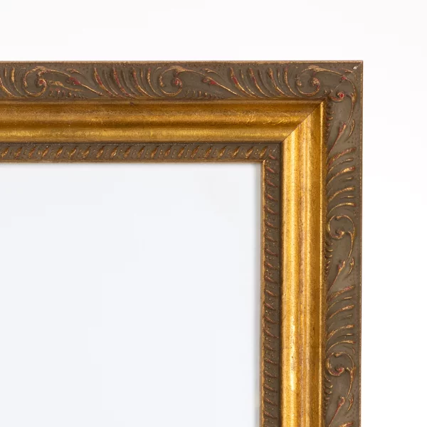 Cadre de style baroque Marbella sur mesure baguette stilé or | verre standard (2 mm)