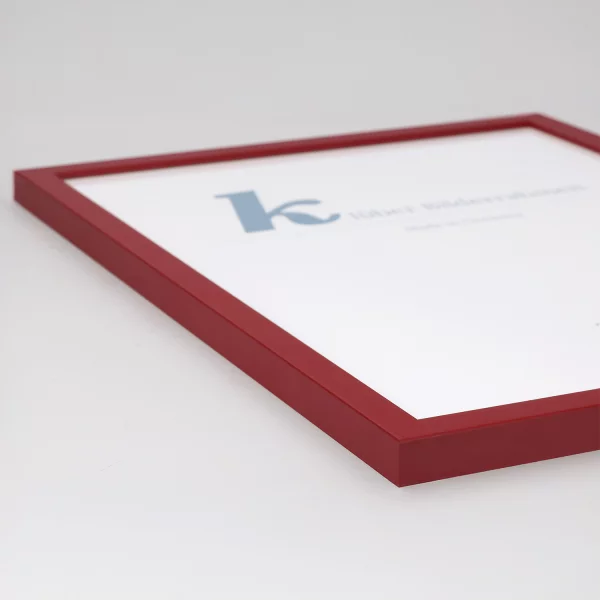 Cadre en bois Prisme 20x30 cm | bordeaux | verre standard (2 mm)