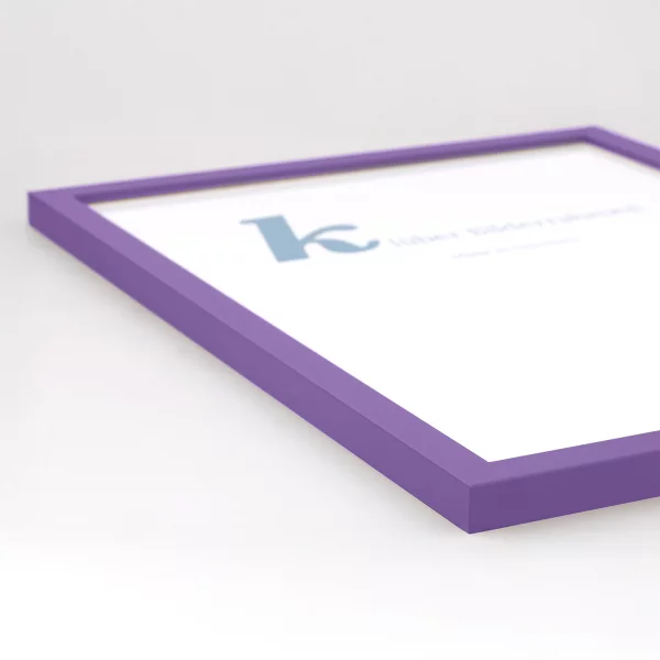 Cadre en bois Prisme 20x30 cm | violet | verre standard (2 mm)