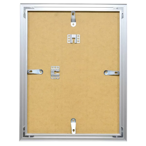 Alu Bilderrahmen Econ breit 25x70 cm | silber matt | Normalglas (2 mm)