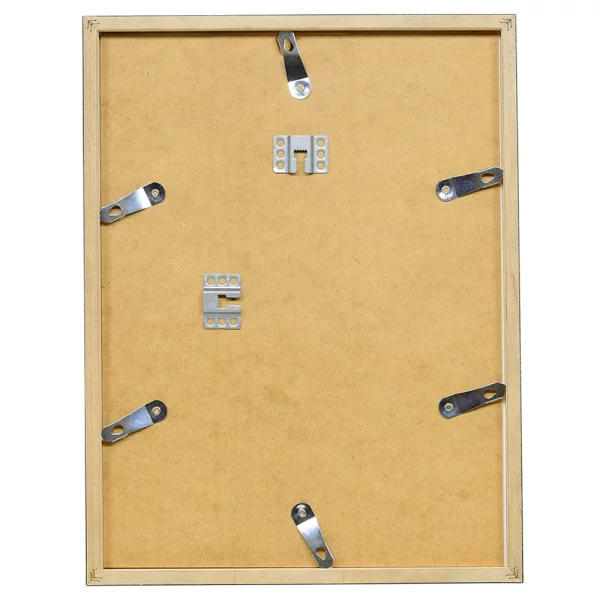 Holz Bilderrahmen Orbey 10x10 cm | Silber | Normalglas (2 mm)