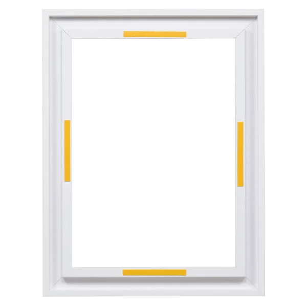 Schattenfugenrahmen für Acrylbilder, Alu Dibond und Hartschaumplatten - Massanfertigung Weiß | Leerrahmen (ohne Glas und Rückwand)