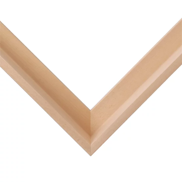 Schattenfugenrahmen aus Lindenholz XL natur | Leerrahmen (ohne Glas und Rückwand)