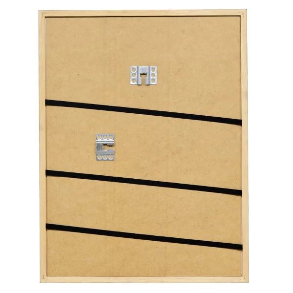 Cadre en bois Lyon sur mesure brun noix-or | verre standard (2 mm)