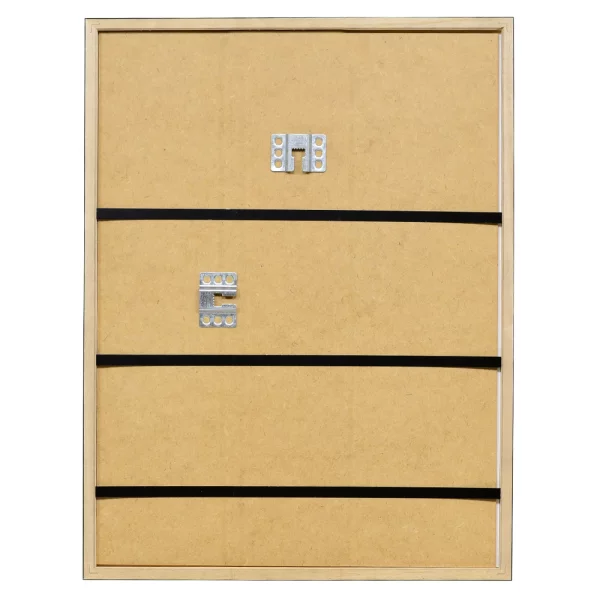 Cadre en bois Arras sur mesure noir | verre standard (2 mm)