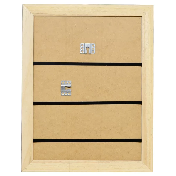 Holz Bilderrahmen Top Pro breit 10x10 cm | schwarz | Normalglas (2 mm)